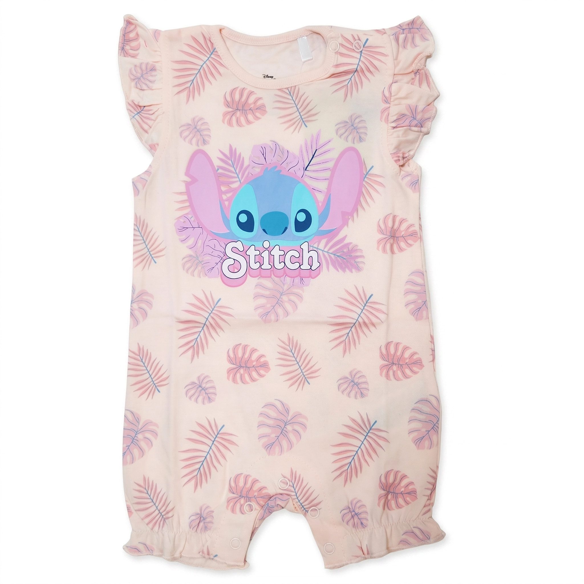 Disney Strampler Disney Lilo und Stitch Baby kurzarm Strampler Einteiler 100% Baumwolle, Gr. 62 bis 92