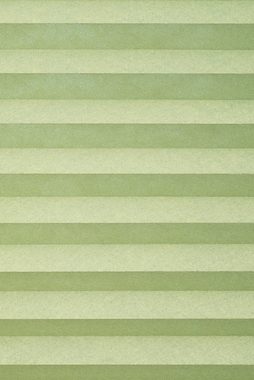 Plissee Klemmen Grasgrün, LYSEL®, blickdicht, HxB 130x45cm