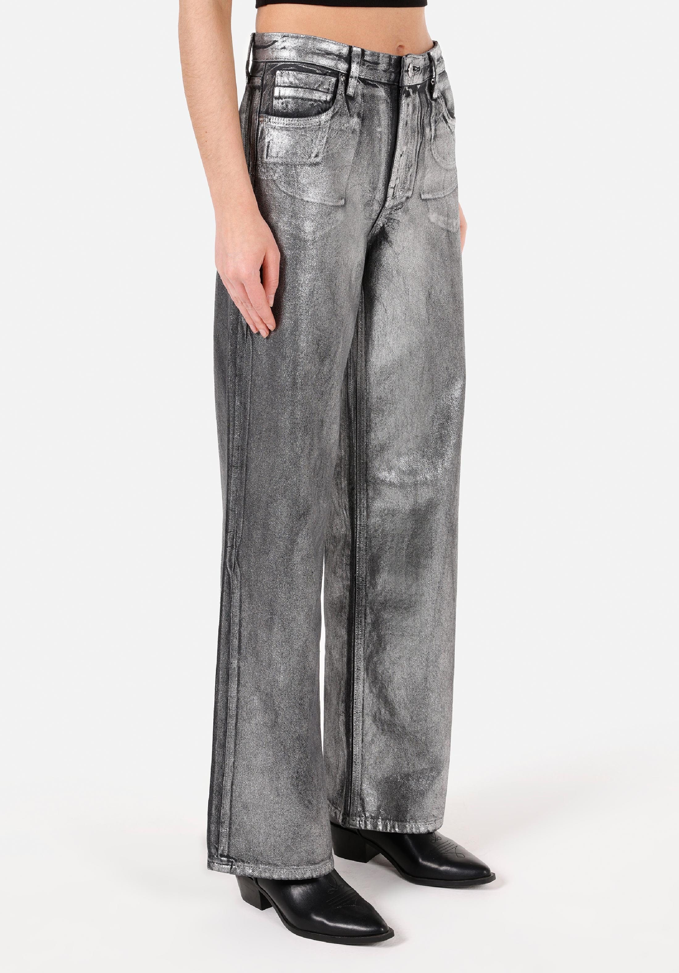 Colins Shorts Colins Regular Fit Schwarze Damenjeans