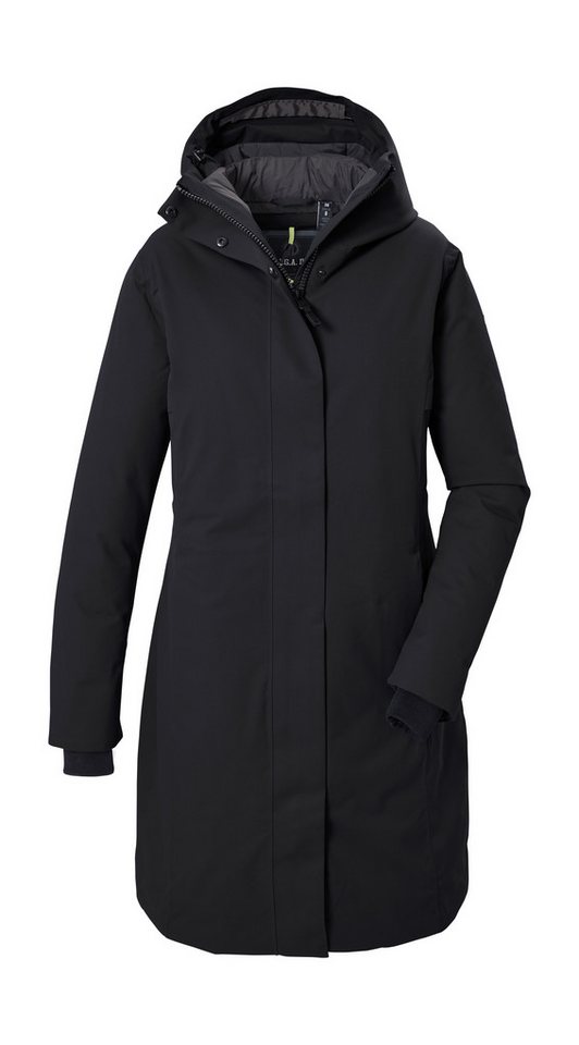 G.I.G.A. DX by killtec Parka GW 66 WMN PRK Wind- und wasserdichter Damenparka mit verstellbarer Kapuze