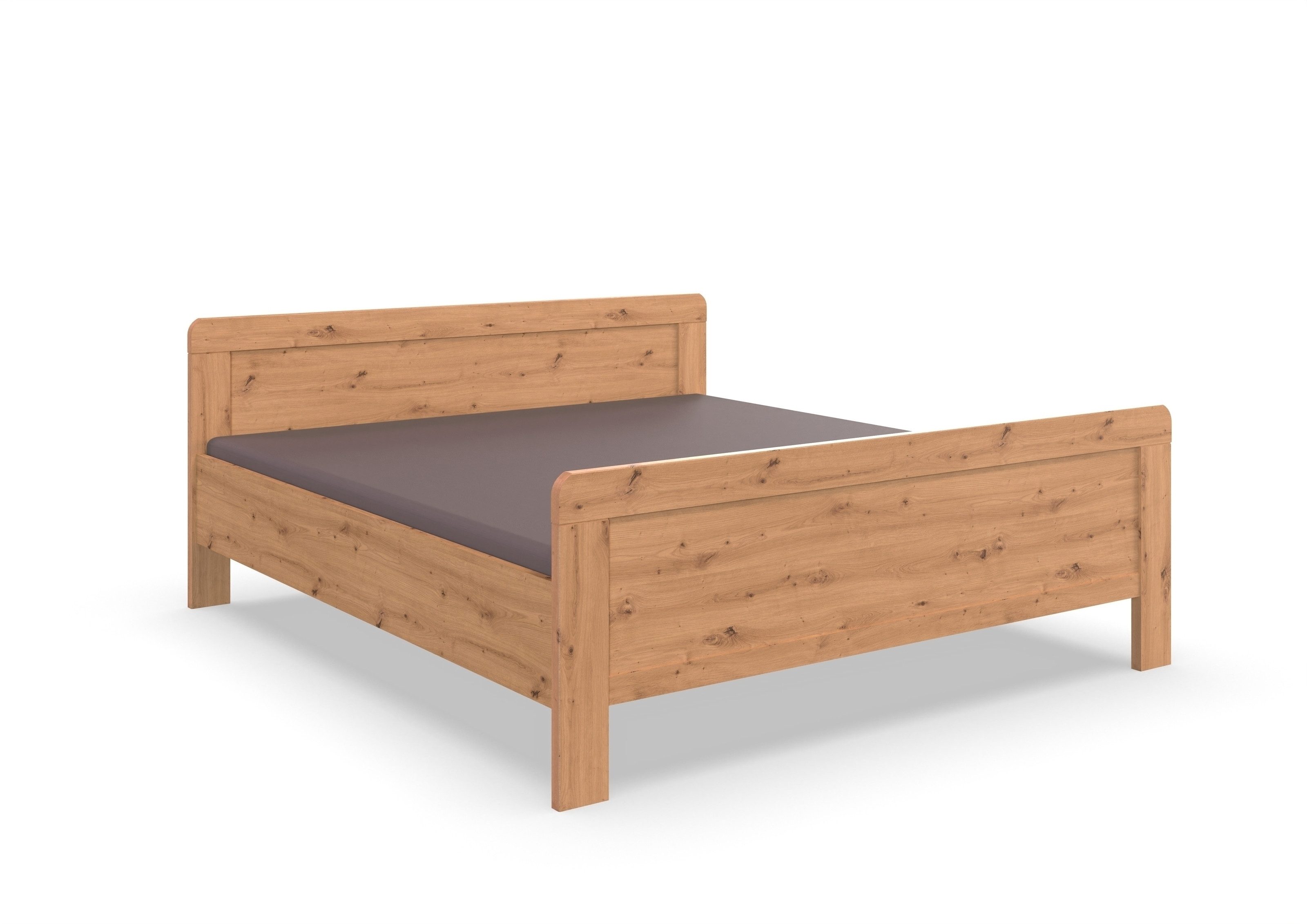freiraum Bett NADJA, in ARTISAN EICHE NACHBILDUNG - 188x85x207cm (BxHxT)
