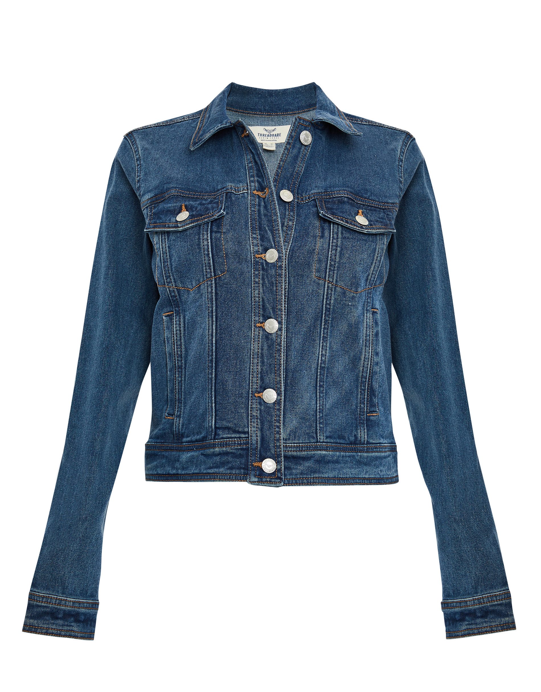 Threadbare Jeansjacke (1-St) mit Brusttaschen