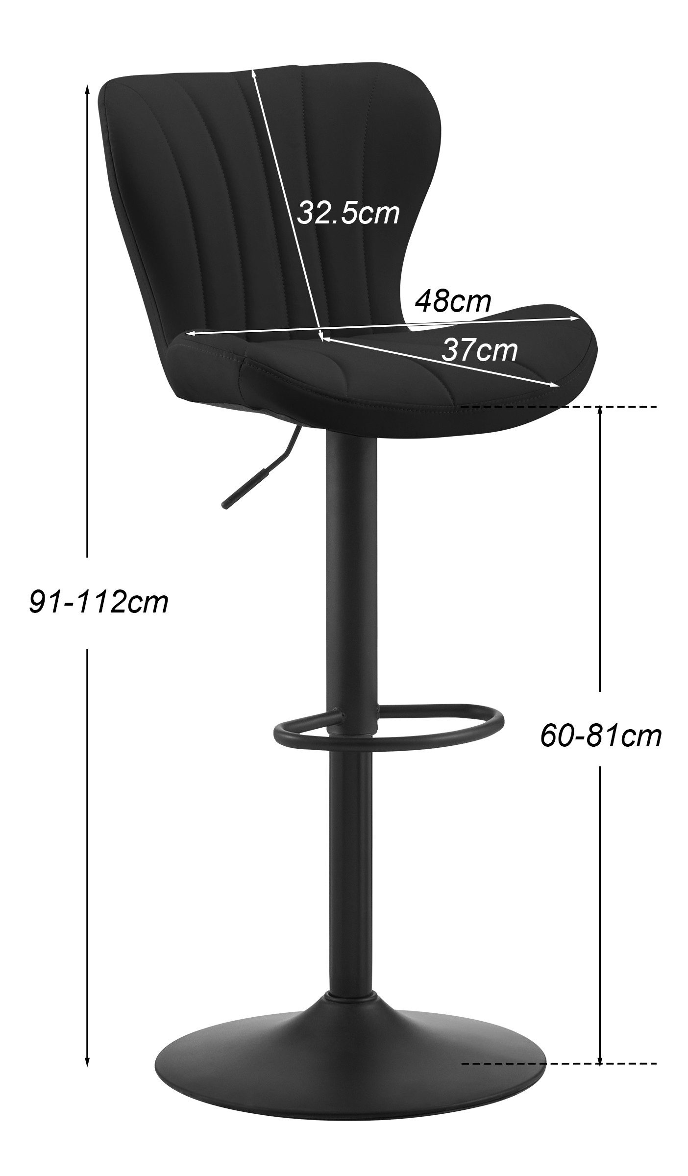 Ofcasa Barhocker Höhenverstellbarer Hocker (2er Set), günstig online kaufen