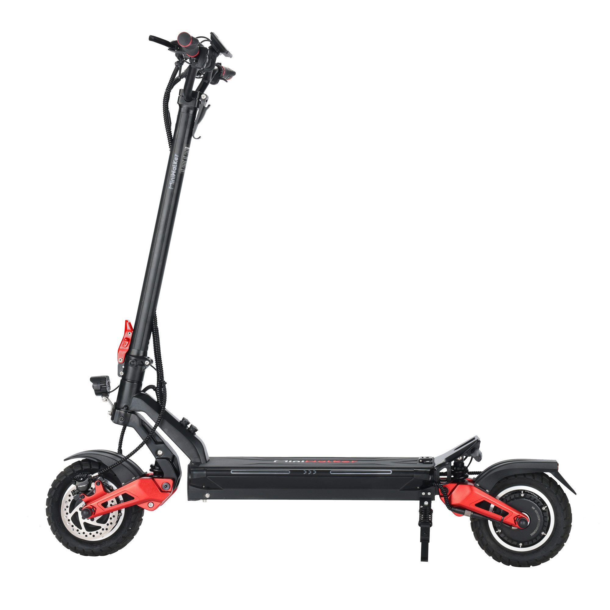 Miniwalker E-Scooter Tiger 10 Pro+ Elektroroller 2400W Dual Motor 70 km/h 24Ah 60V Offroad, 600 W, 70 km/h, bis zu 70 km Reichweite, ohne Straßenzulassung