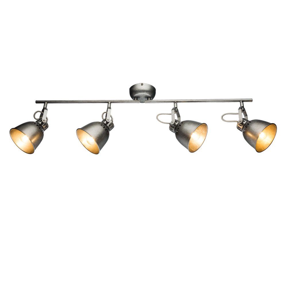 GLOBO LIGHTING LED Deckenleuchte, Leuchtmittel nicht inklusive, RETRO Decken Spot Lampe Wohn Ess Zimmer Balken