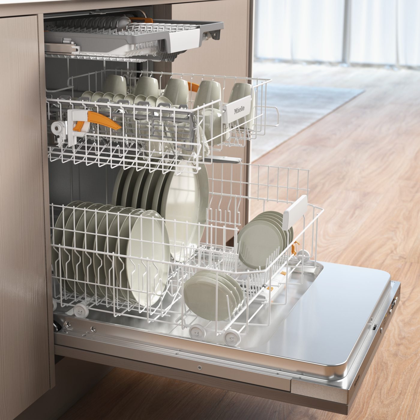 Miele vollintegrierbarer Geschirrspüler XXL G 5856 SCVi XXL Active Plus, 14 Maßgedecke