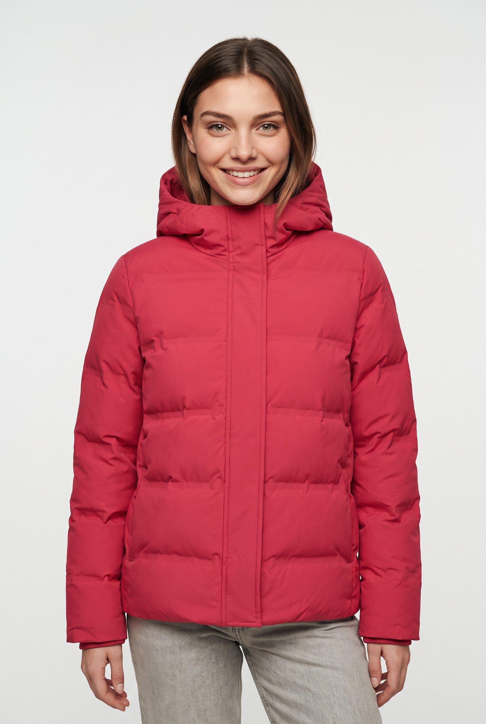 CMP Steppjacke WOMAN JACKET FIX HOOD mit fixierter Kapuze, aus Polyester, auch in großen Größen