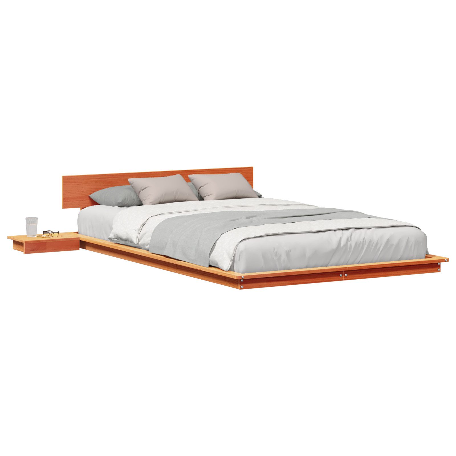 vidaXL Bett Bettgestell Braun 120 x günstig online kaufen