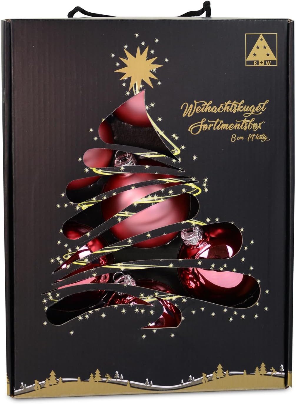 RIFFELMACHER & WEINBERGER Weihnachtsbaumkugel Weihnachts-/Christbaumkugeln Glas