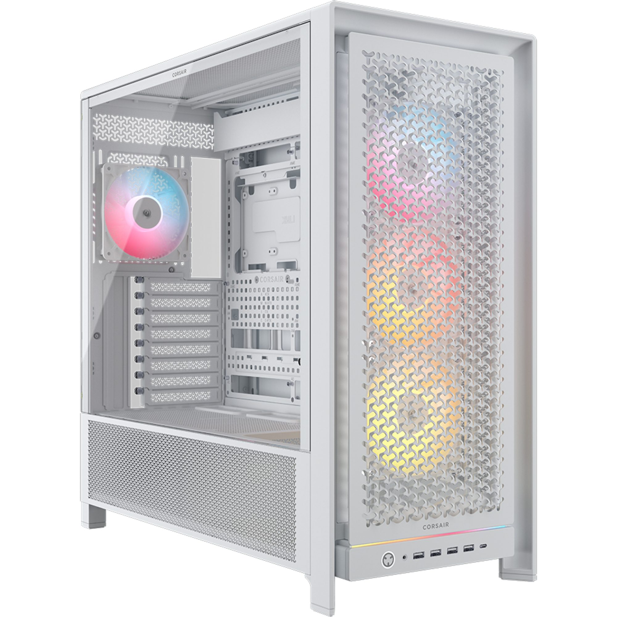 Corsair PC-Gehäuse Corsair FRAME 5000D RS ARGB, Tower-Gehäuse, (Tempered Glass)