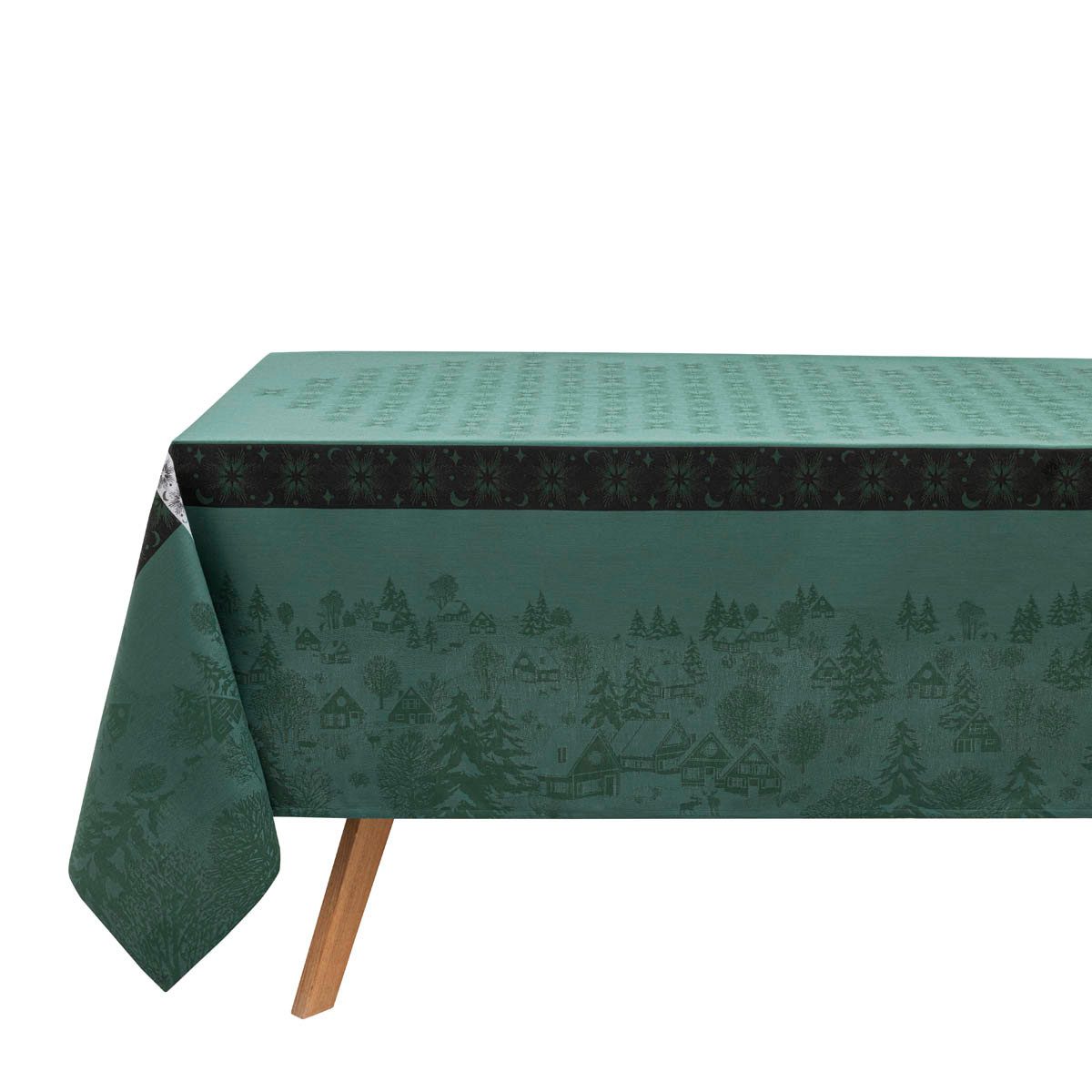 Le Jacquard Francais Tischdecke Le Jacquard Français Tischwäschekollektion Sous Les Étoiles, jacquard-gewebt