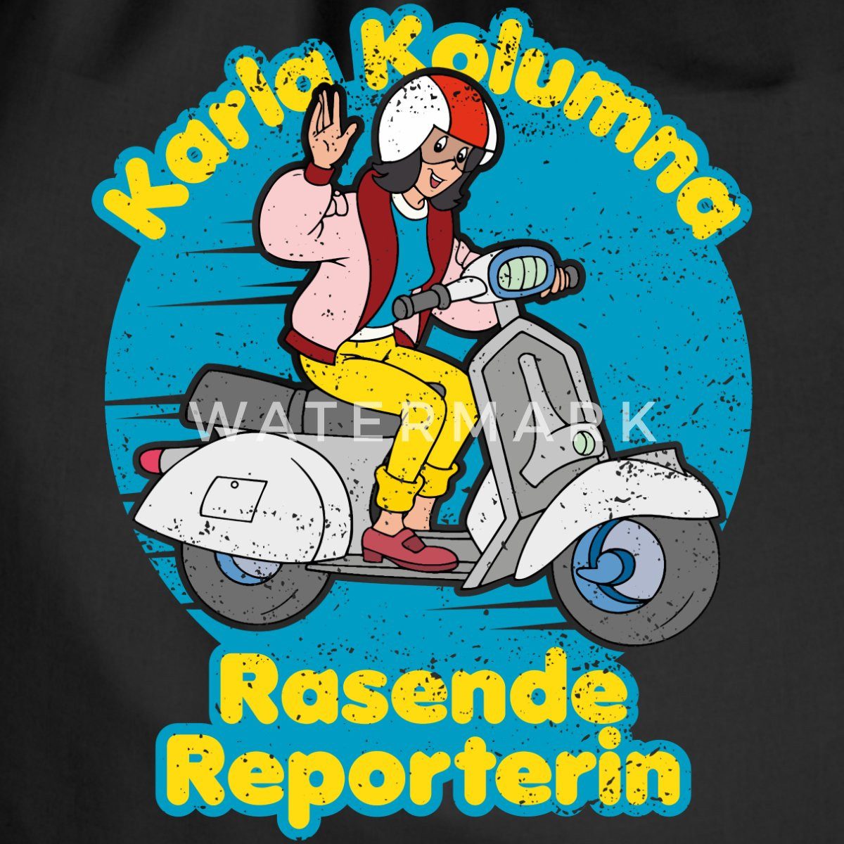Spreadshirt Turnbeutel Karla Kolumna Rasende Reporterin Turnbeutel (1-tlg)