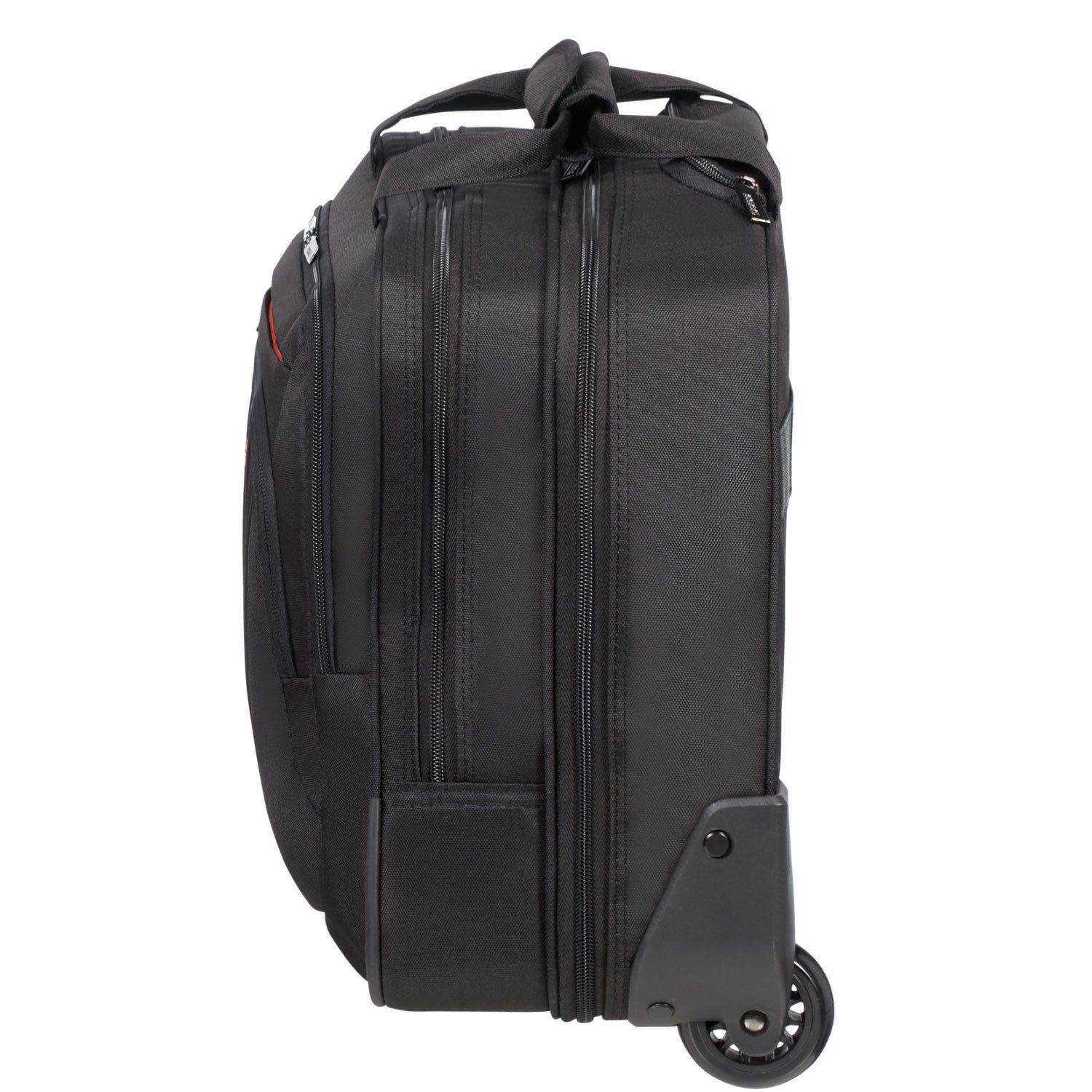 American Tourister® Koffer American Tourister Business Trolley 15,6 Zoll AT WORK black/orange