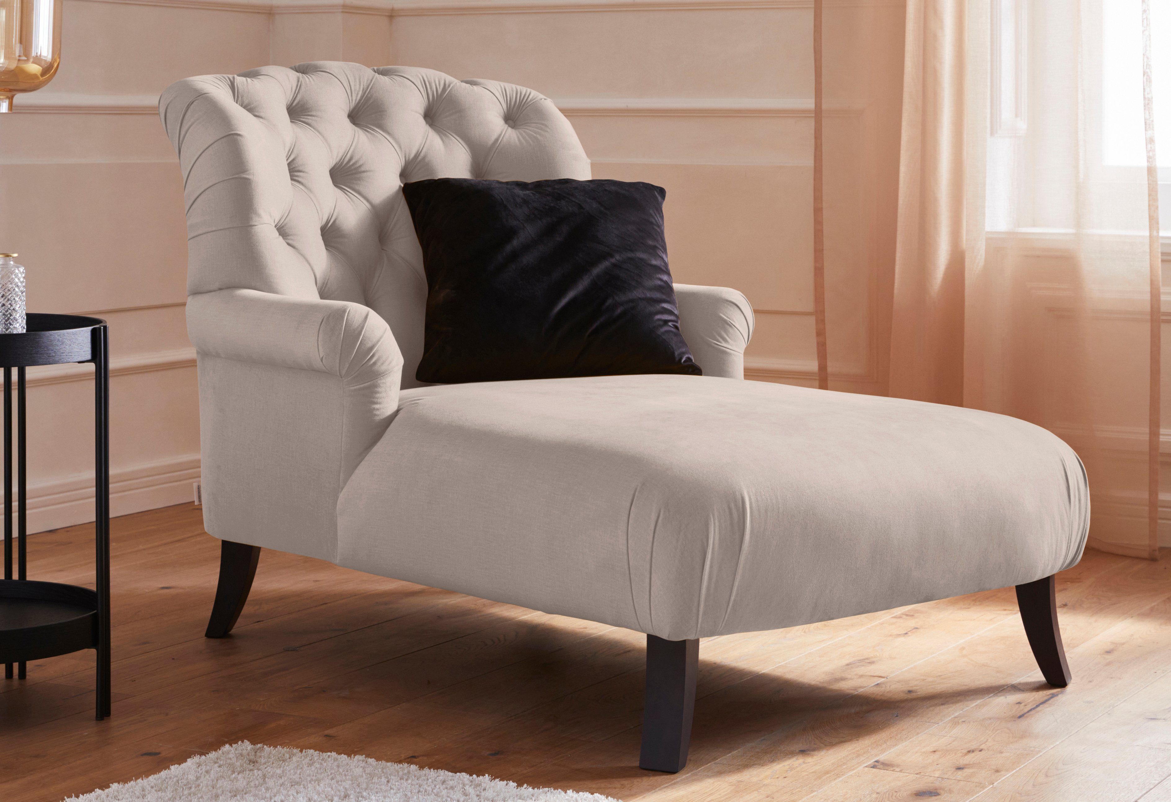 Guido Maria Kretschmer Home&Living Loveseat Amiens Sessel Loungesessel, mit wunderschöner Knopfheftung im Rücken