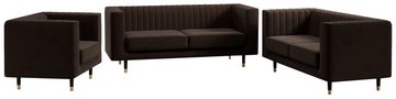 MKS MÖBEL Sofa ELMO 3 2 1, Möbelset mit hohen Beinen, im modischen Stil, Loungemöbel