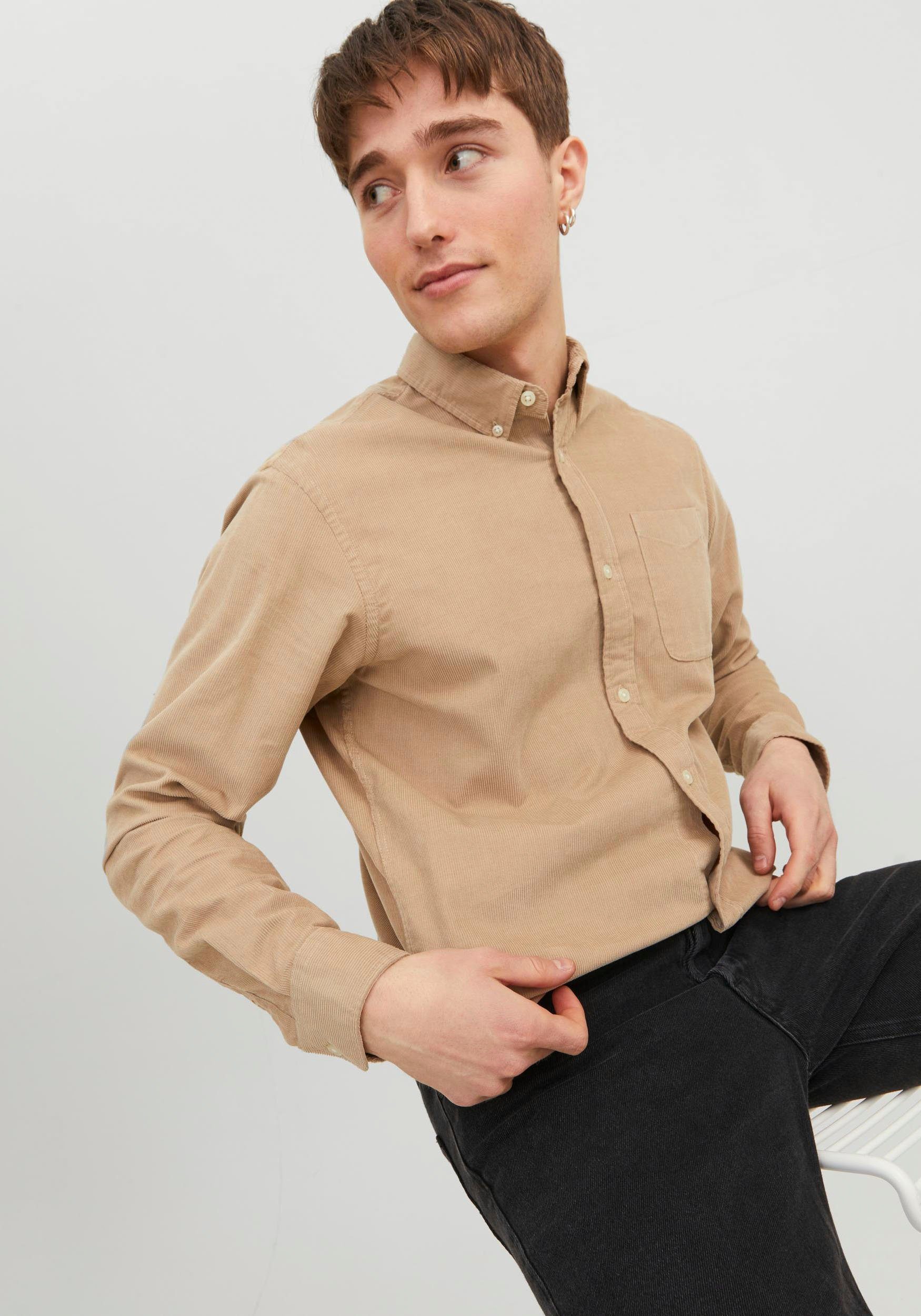 Jack & Jones Langarmhemd JJECLASSIC CORD günstig online kaufen