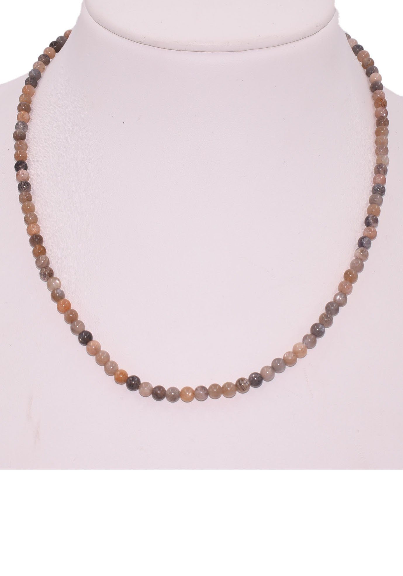 Firetti Collier Schmuck Geschenk Halsschmuck Halskette Farbstein Edelstein Mondstein, Made in Germany - mit Mondstein
