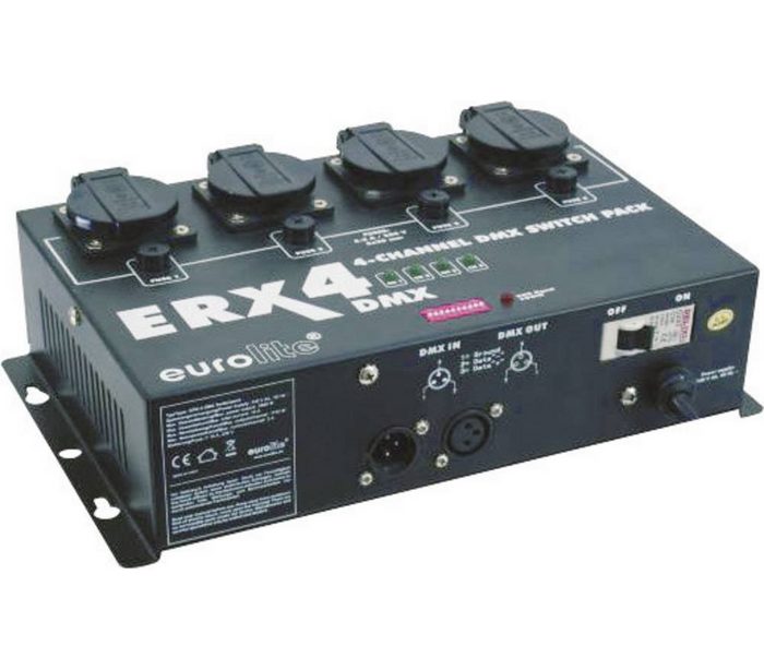EUROLITE Lichterkette Eurolite ERX-4 DMX DMX Switchpack 4-Kanal