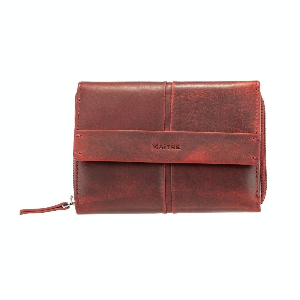 Maître Geldbörse Birkenfeld 4060001372 Diethilde Leder Purse Mh14Fz Geldbörse RFID-Sch (1 Stück, 1-tlg., B/H/T)ca. 9,5/14/3 cm), RFID-Schutz