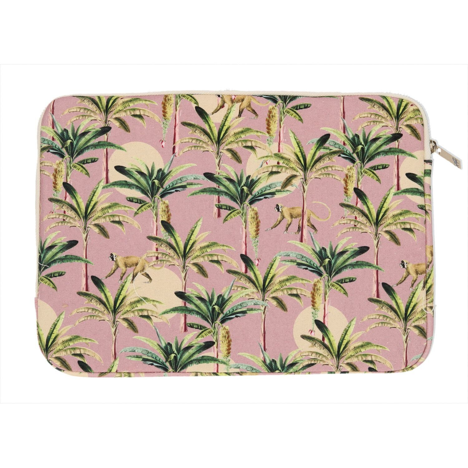 Laptoptasche Creative Lab Hülle Purple Bananas Muster 15-16 Zoll - 100% Baumwolle