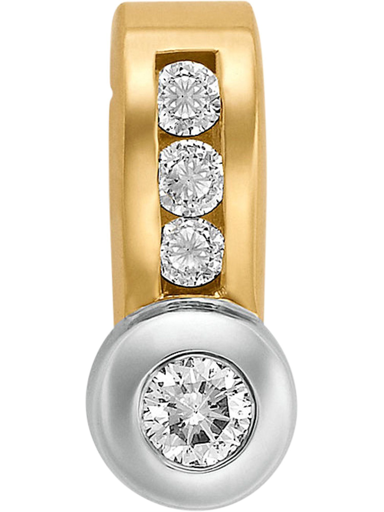 CHRIST Kettenanhänger CHRIST Damen-Anhänger 585er Gelbgold 1 Diamant