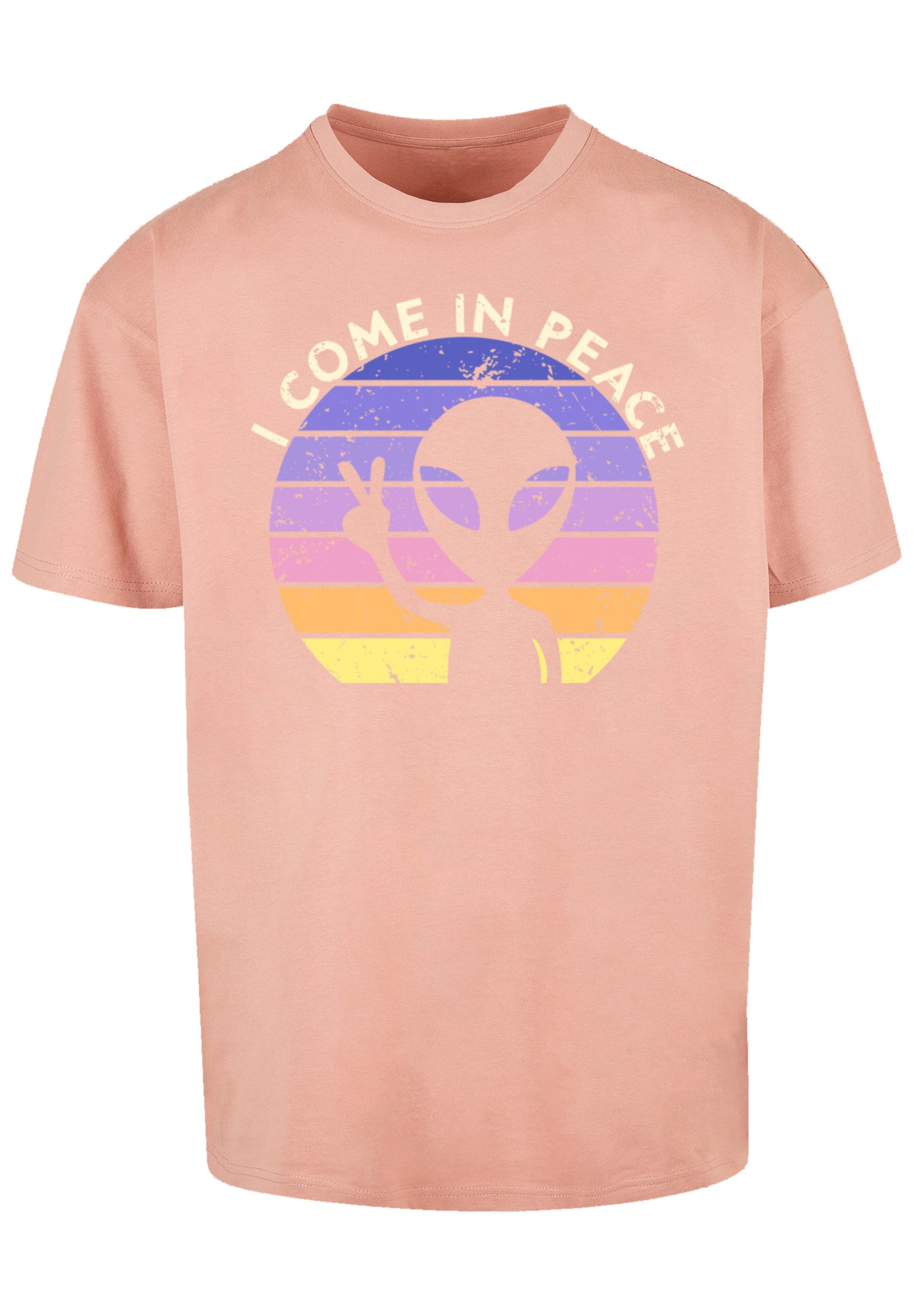 F4NT4STIC T-Shirt Alien Peace Sunset Premium günstig online kaufen