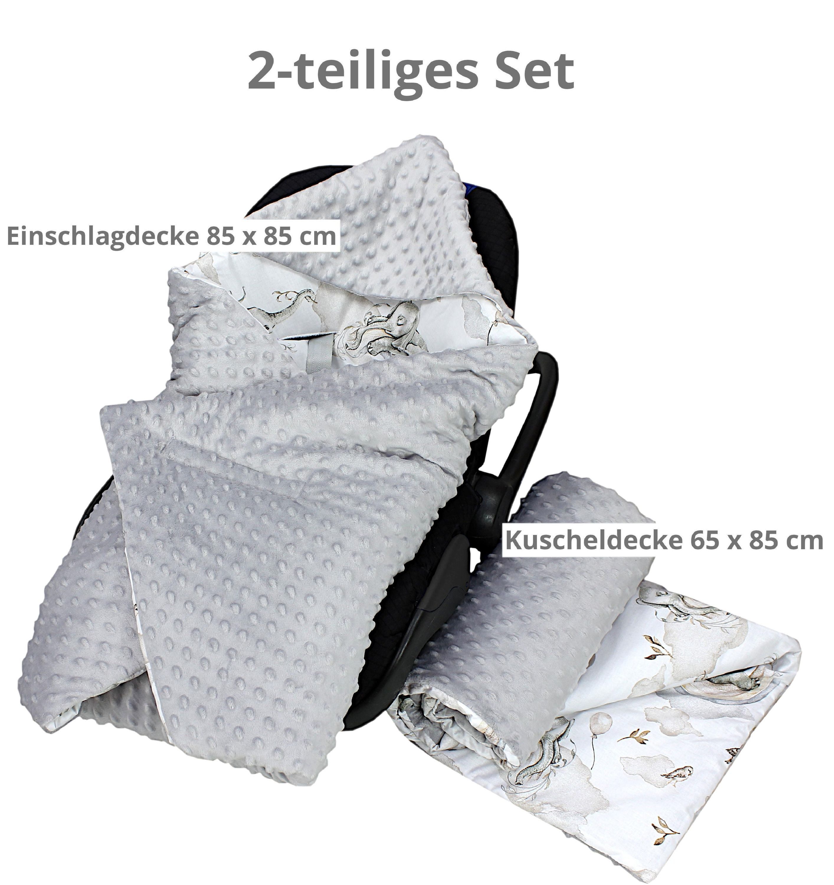 Einschlagdecke 2er SET Baby Einschlagdecke 85x85 günstig online kaufen