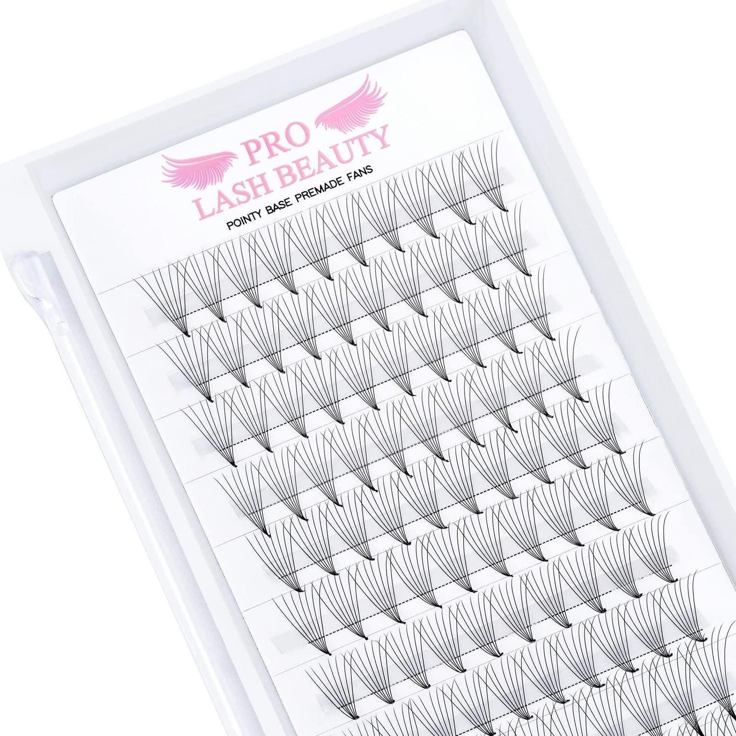 LuxusKollektion Wimpernpflege Wimpernfächer 7D C 0.07 9mm Spitze Basis