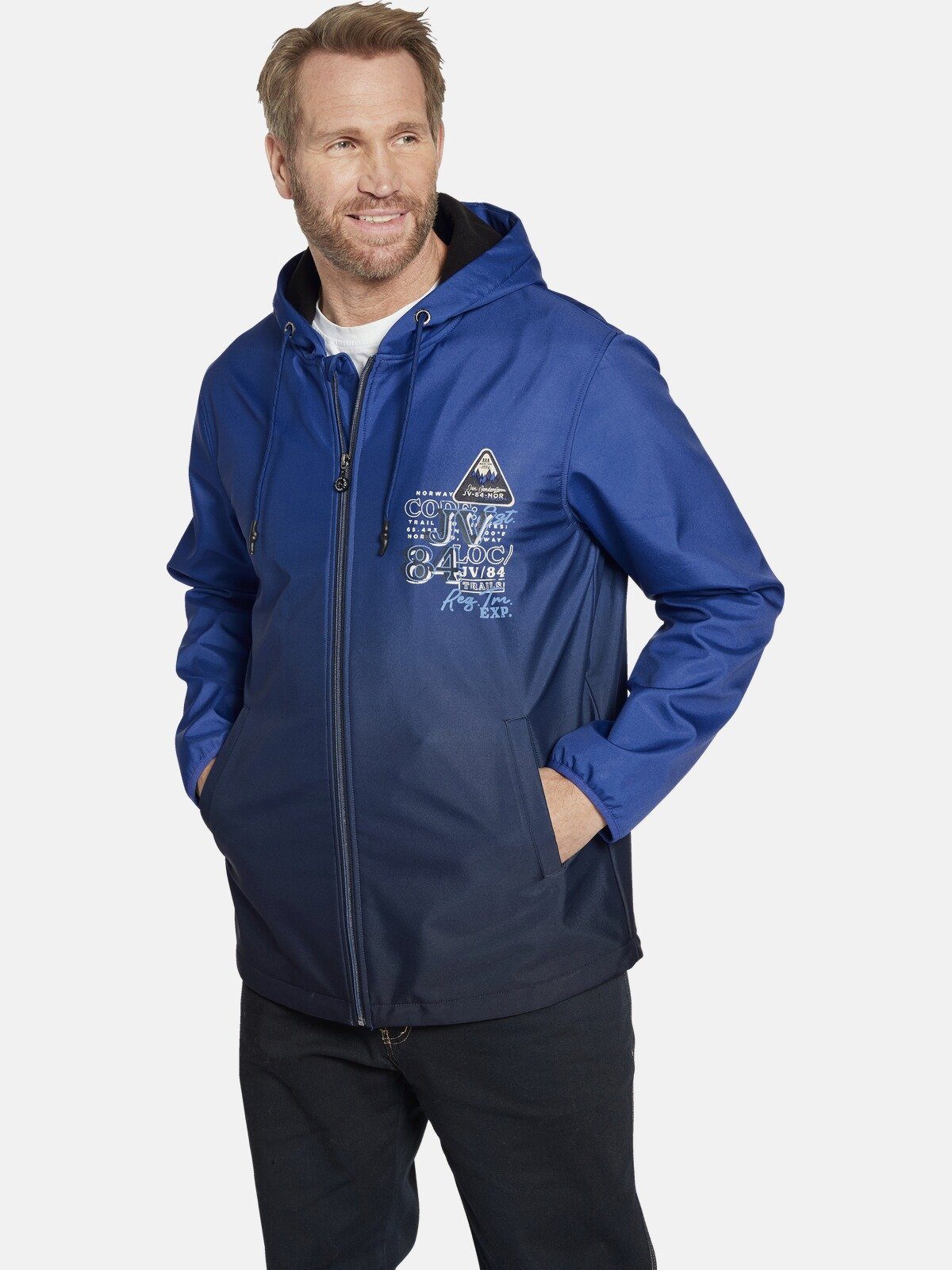 Jan Vanderstorm Funktionsjacke LISAKKI mit Kompass am Zipper