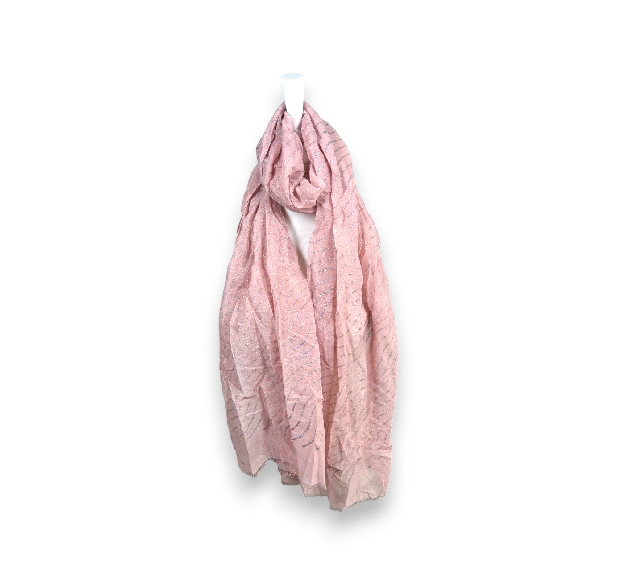VewoTex Modeschal Damen Sommer Schal Glitzer Linien » leichtes Halstuch 180 günstig online kaufen