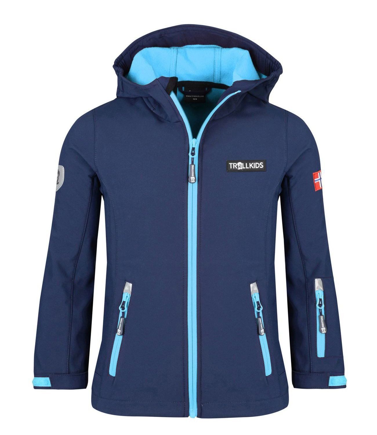 TROLLKIDS Softshelljacke Oslofjord Wasserabweisend