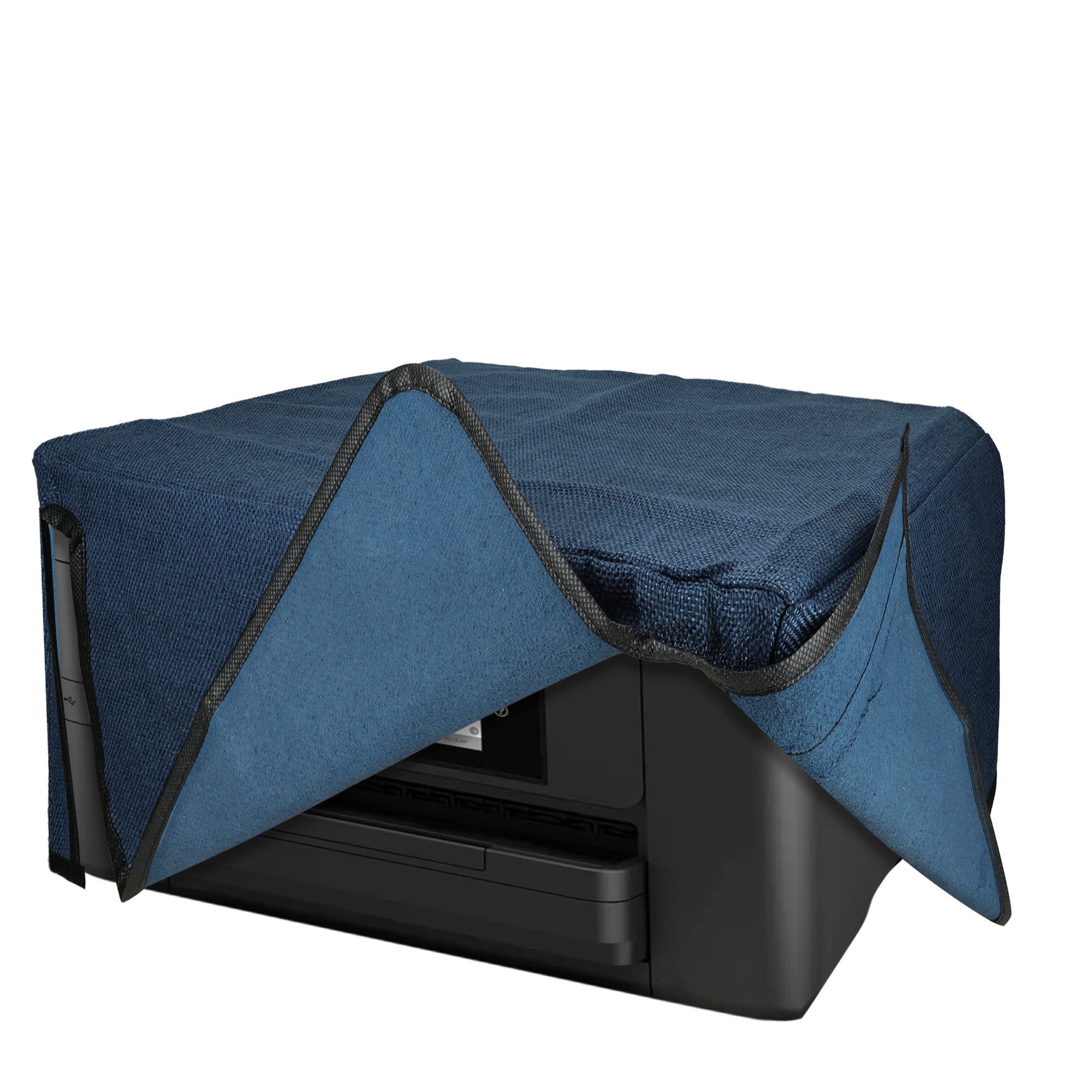 kwmobile Abdeckhaube Printer Hülle für Epson Workforce WF-4820, Printer Cover aus Leinen Staubschutzhülle für Drucker