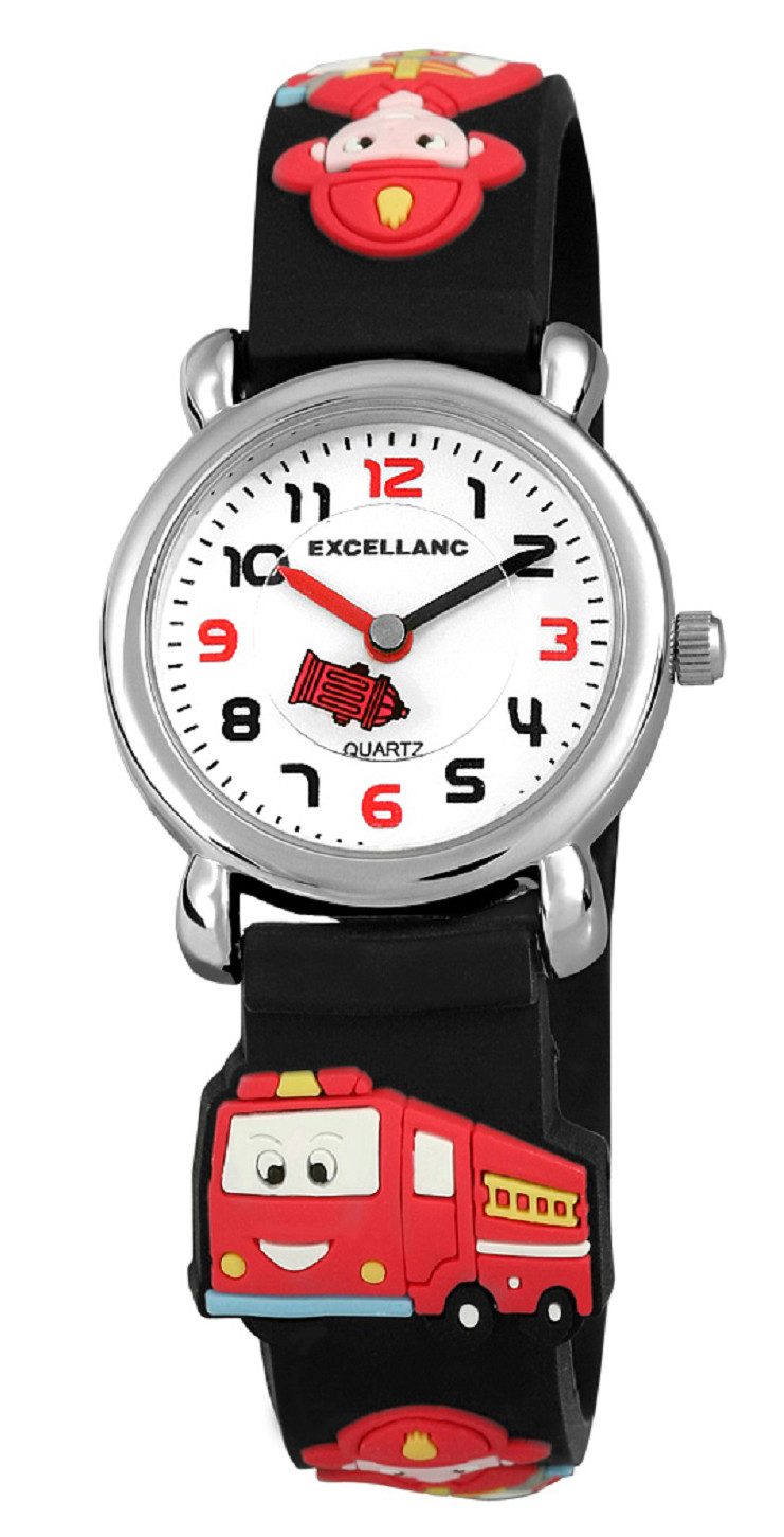 EXCELLANC Quarzuhr Lenny, silberfarbig, Mineralglas, (1-tlg), Kinder Armbanduhr