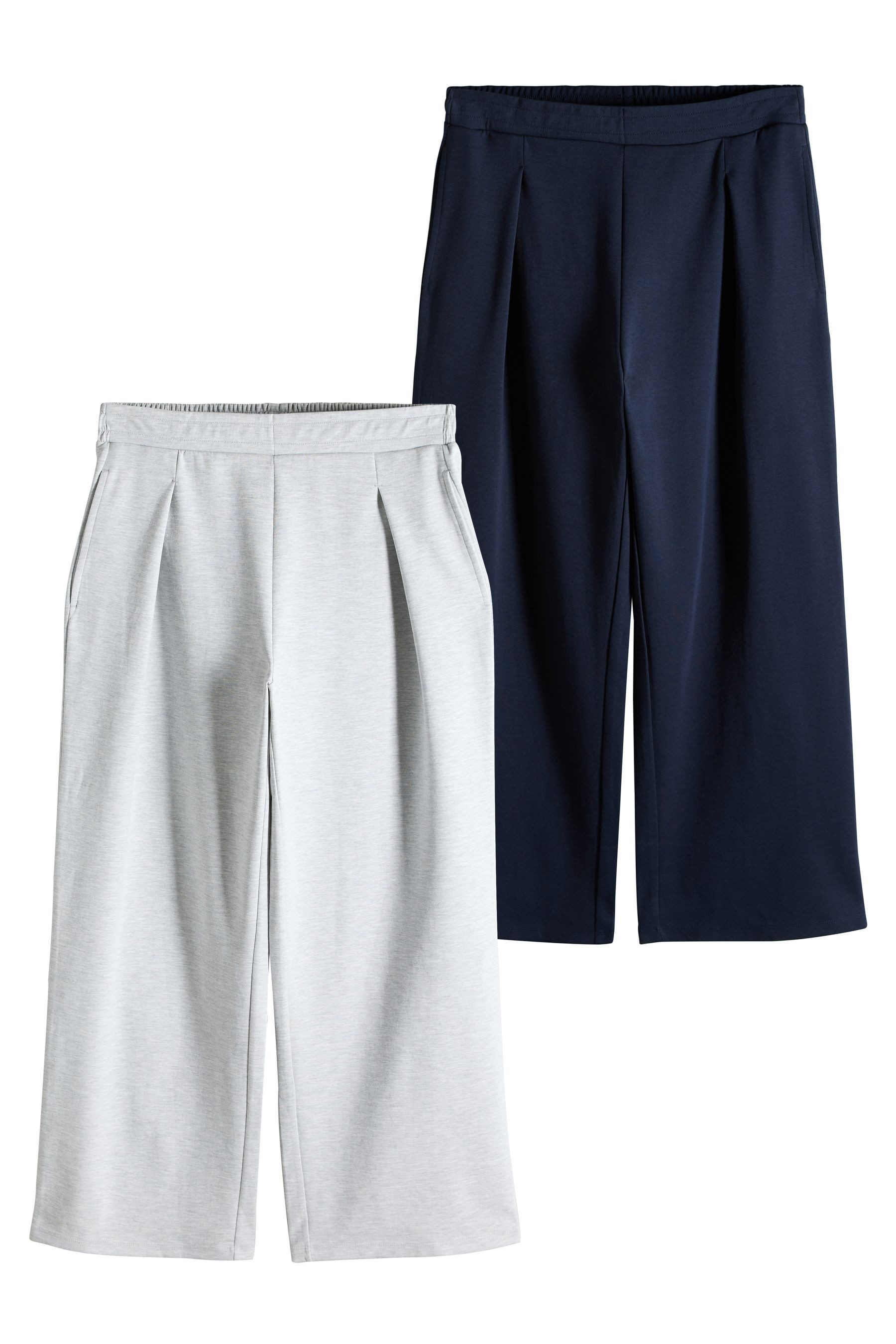 The Set Jogginghose The Set weite Interlock-Jogginghosen, 2er-Pack (2-tlg) günstig online kaufen