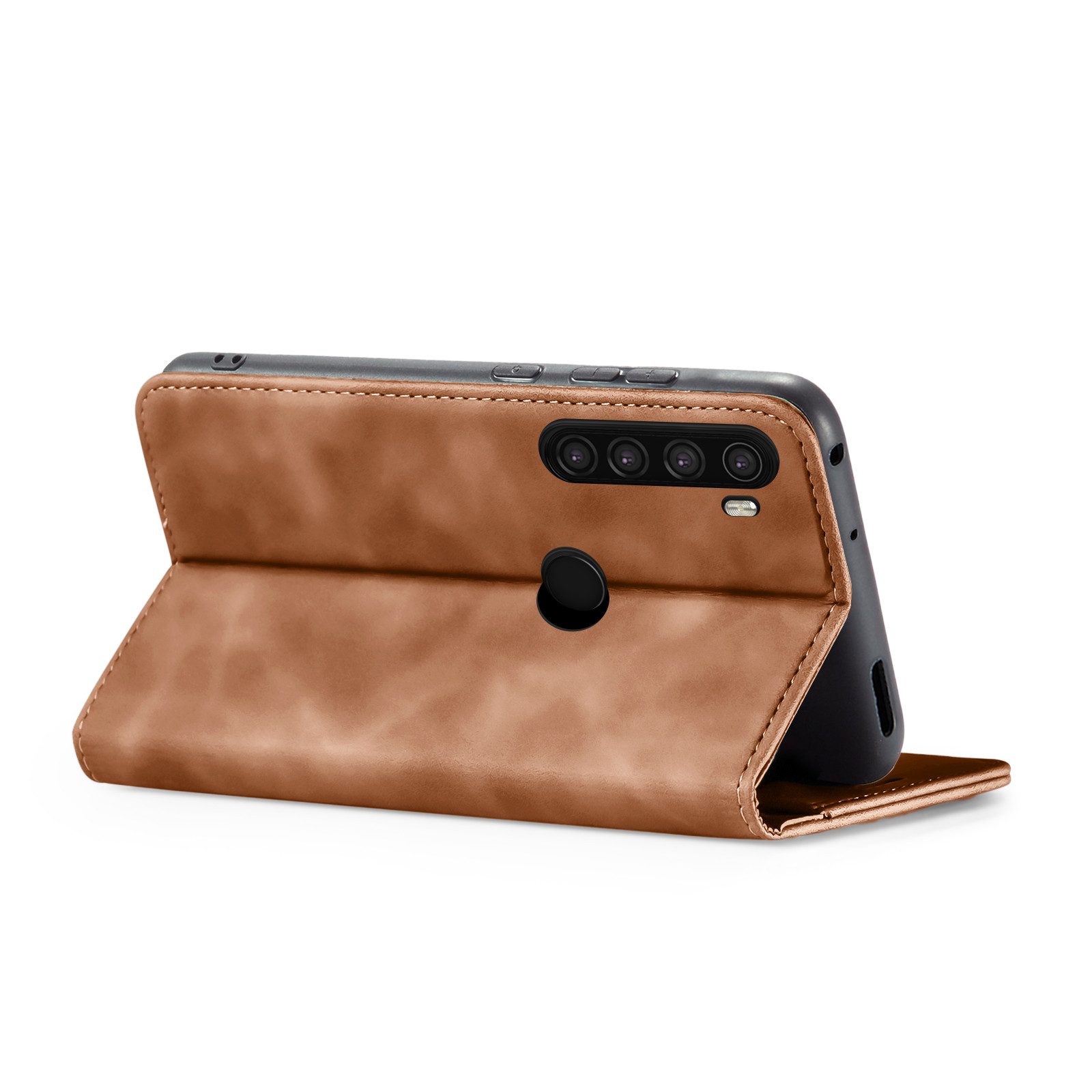 Tec-Expert Handyhülle Tasche Hülle für Xiaomi Redmi Note 8 6.3 Zoll, 6.3, Cover Klapphülle Case mit Kartenfach Fliphülle aufstellbar
