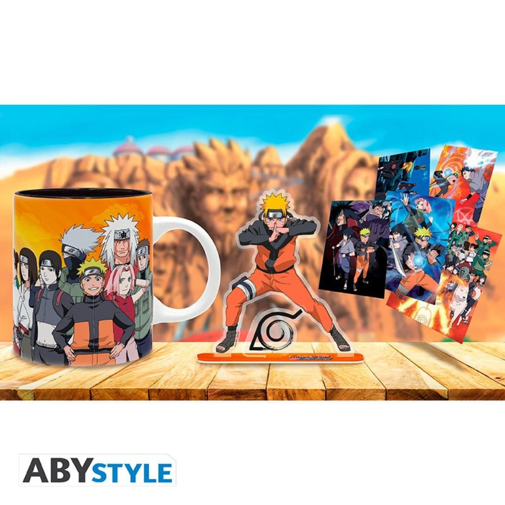 ABYstyle Tasse NARUTO SHIPPUDEN - Pck Mug320ml + Acryl® + Postcards "Naruto"