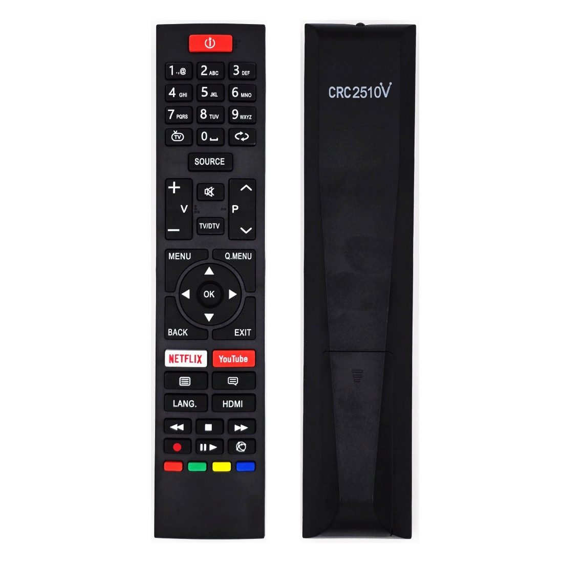 Alltro Universal Fernbedienung für Telefunken LCD LED Smart TV Fernseher Fernbedienung