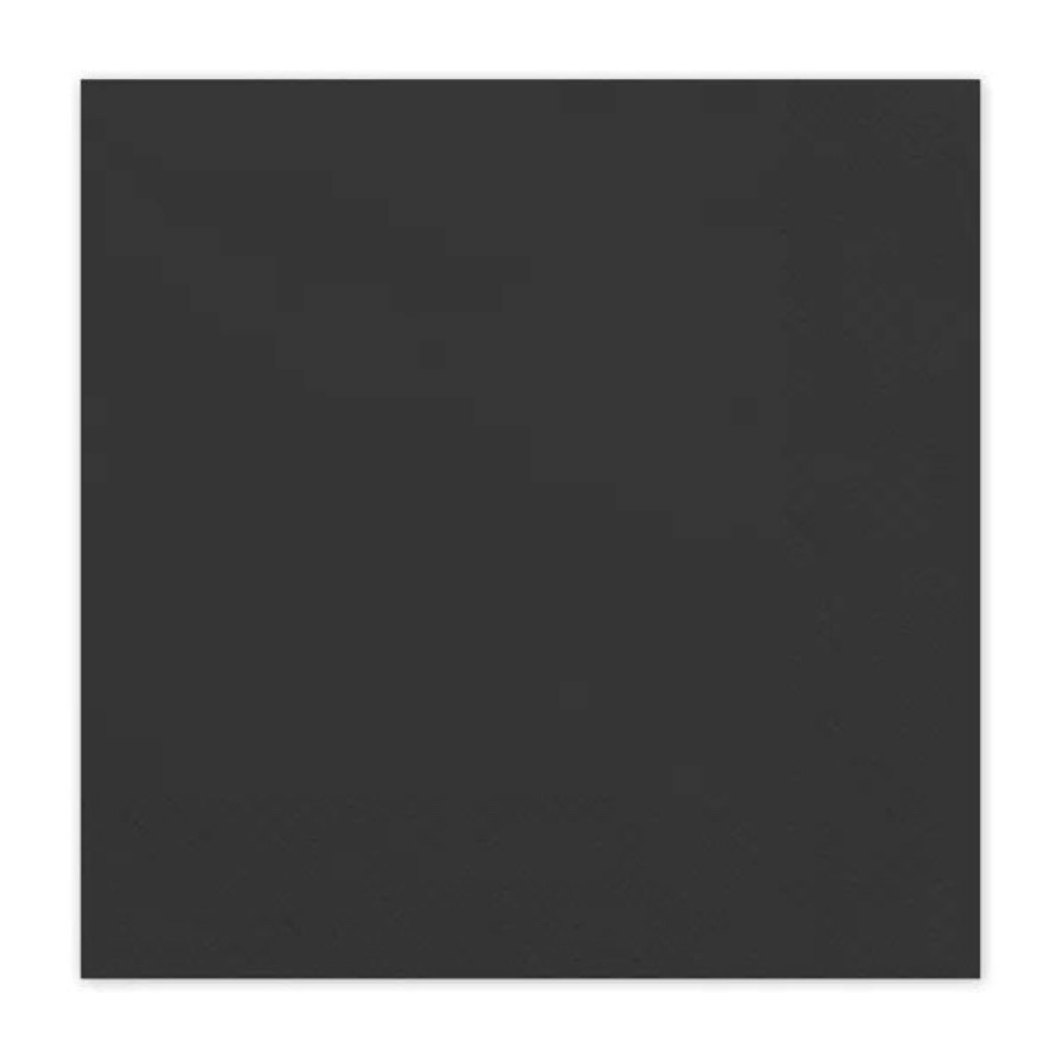 partydeco Papierserviette Servietten Uni 20Stk./33x33cm, Schwarz