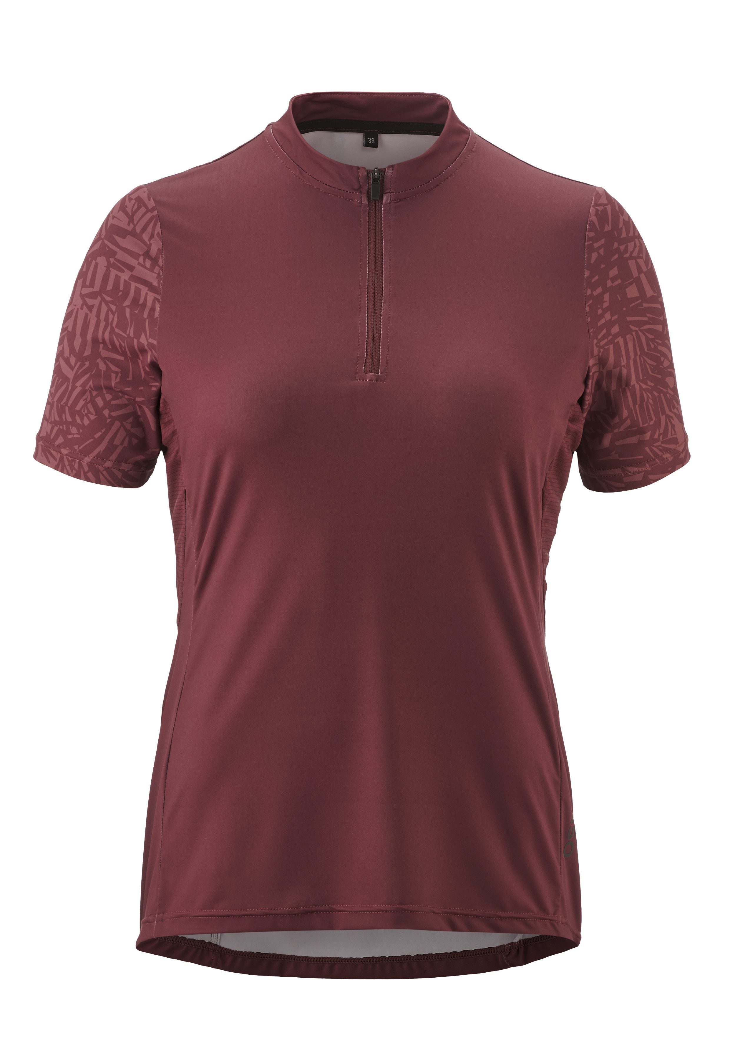 Gonso Radtrikot Adventure Jersey Halfzip W Damen Fahrradtrikot kurzarm, Rückentasche mit RV, Quick-Dry, Slim Fit