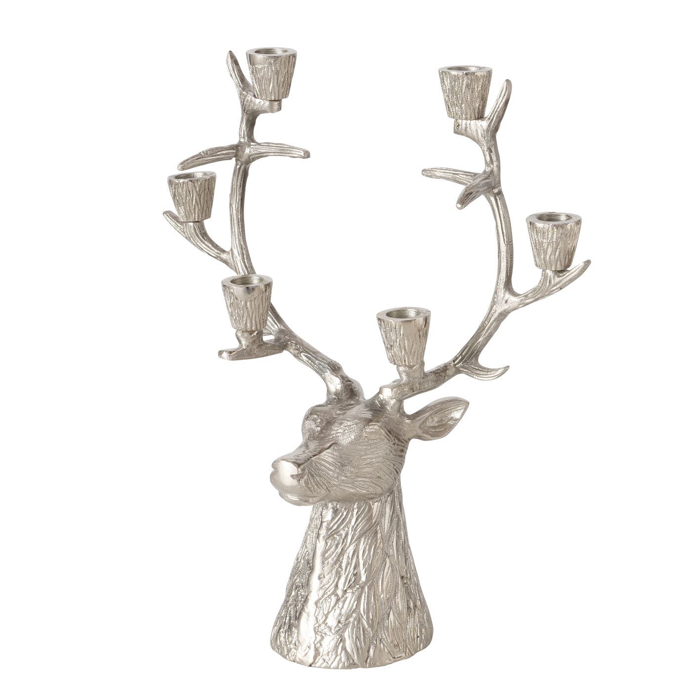 MF Kerzenleuchter Kerzenleuchter Hirsch Theodor – Elegantes Tischaccessoire günstig online kaufen