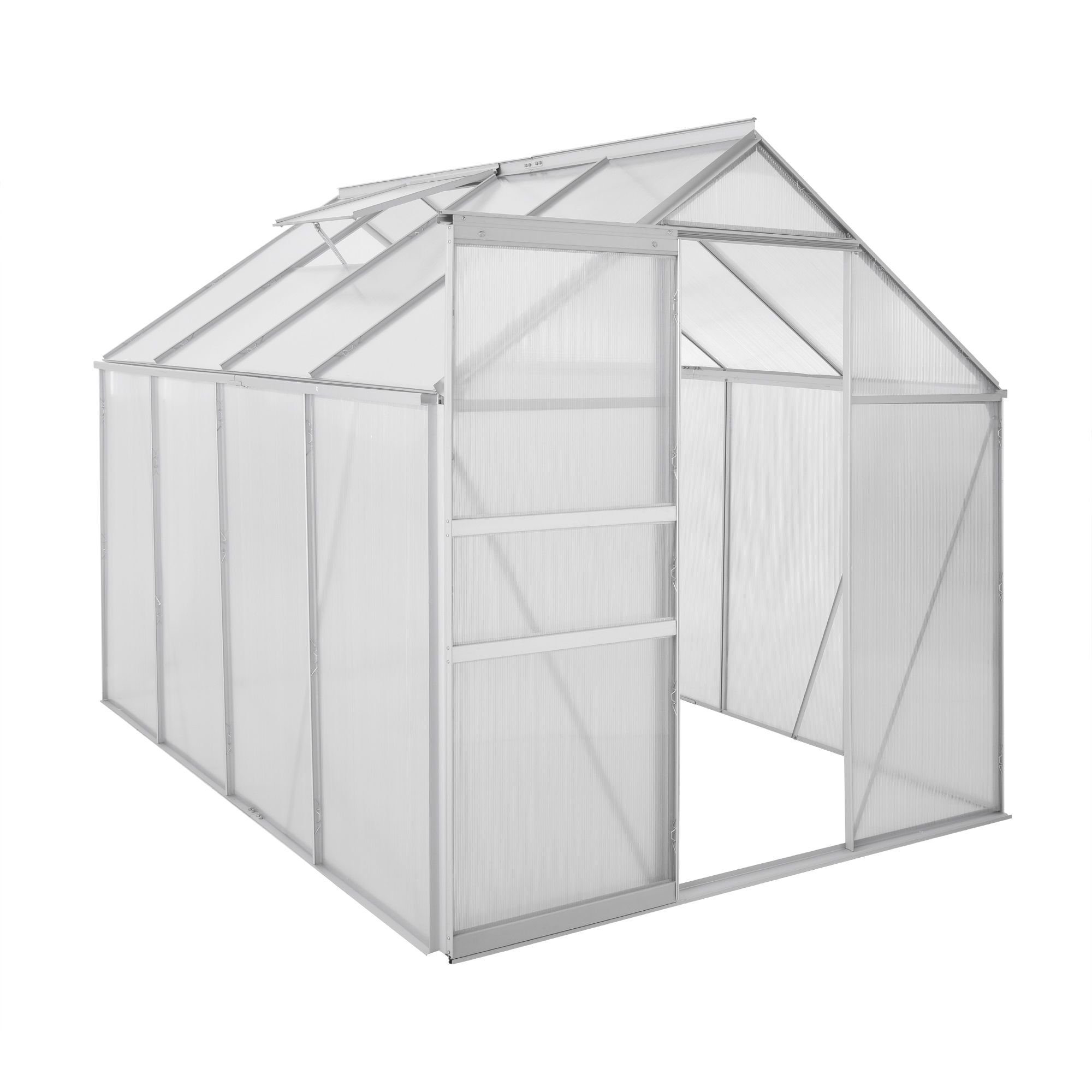 Zelsius Gewächshaus Aluminium Gewächshaus 250 x günstig online kaufen