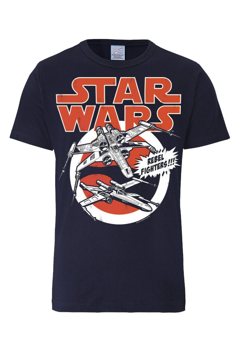 - coolem LOGOSHIRT mit der Krieg Sterne Frontdruck X-Wings T-Shirt