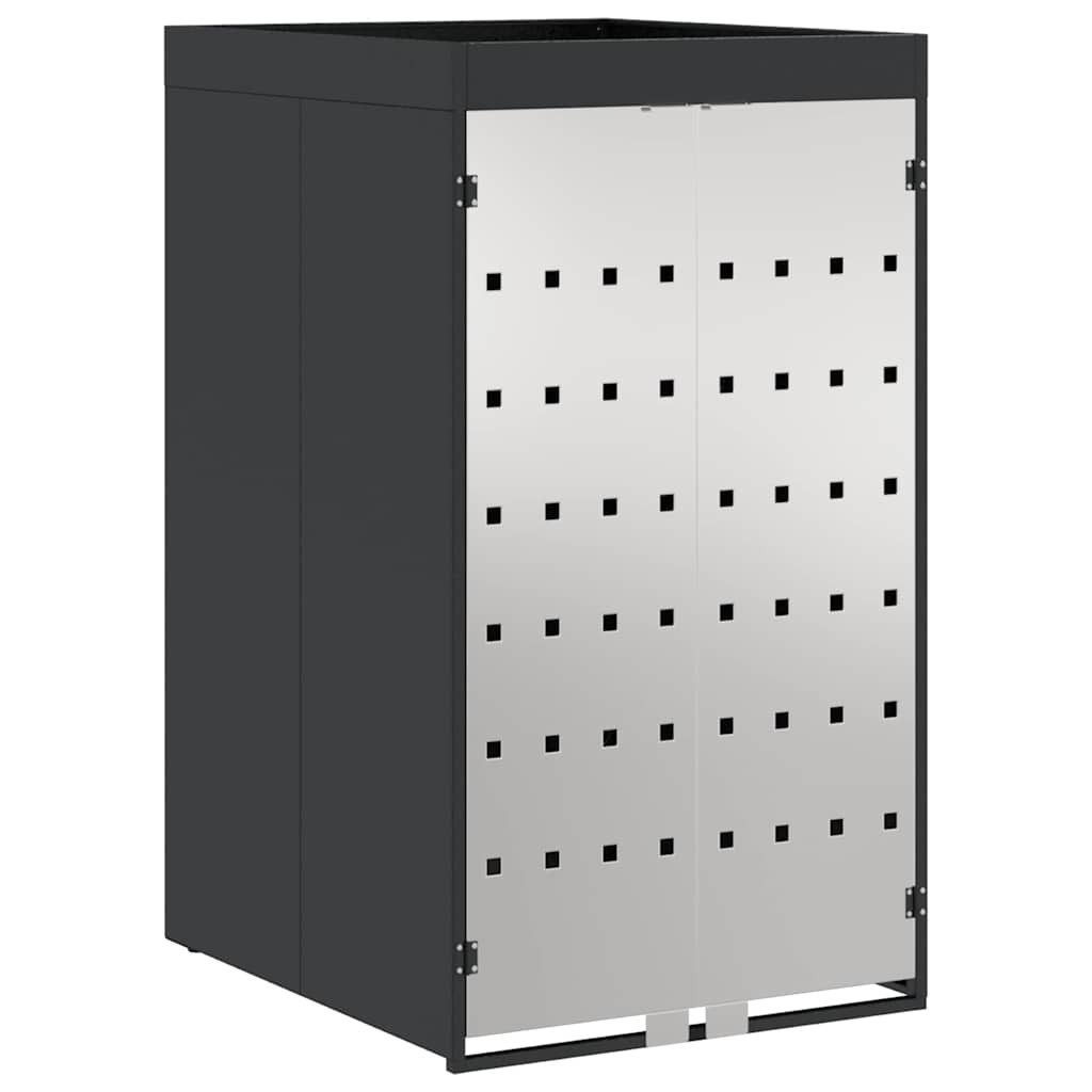 vidaXL Mülltonnenbox Mülltonnenbox mit Pflanzerdach für 240L Tonne Edelstahl (1 St)
