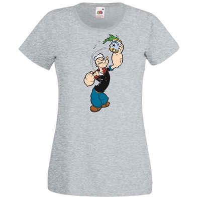 Youth Designz T-Shirt Popeye Damen Shirt mit lustigem Frontprint