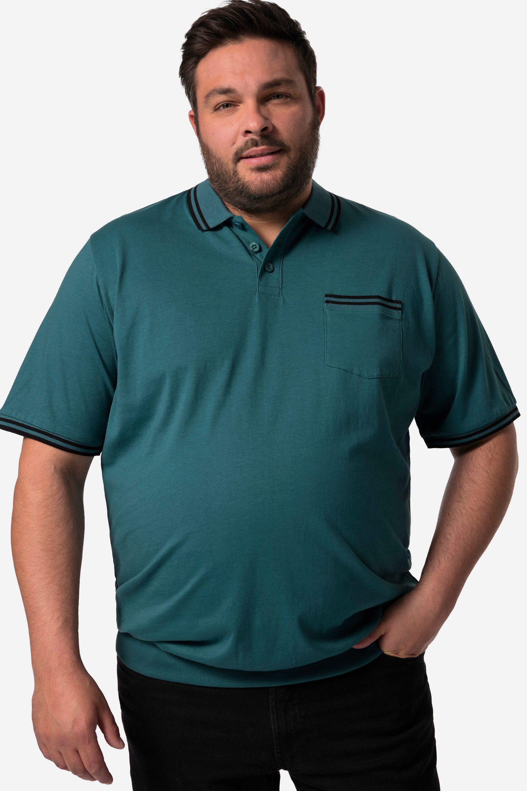 Men Plus Poloshirt Men+ Poloshirt Bauchfit günstig online kaufen