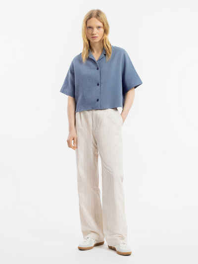 Rotholz Hemdbluse Cropped Bowling Shirt