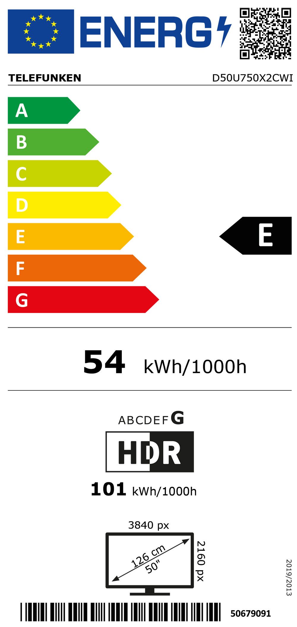 Energieeffizienzklasse: 