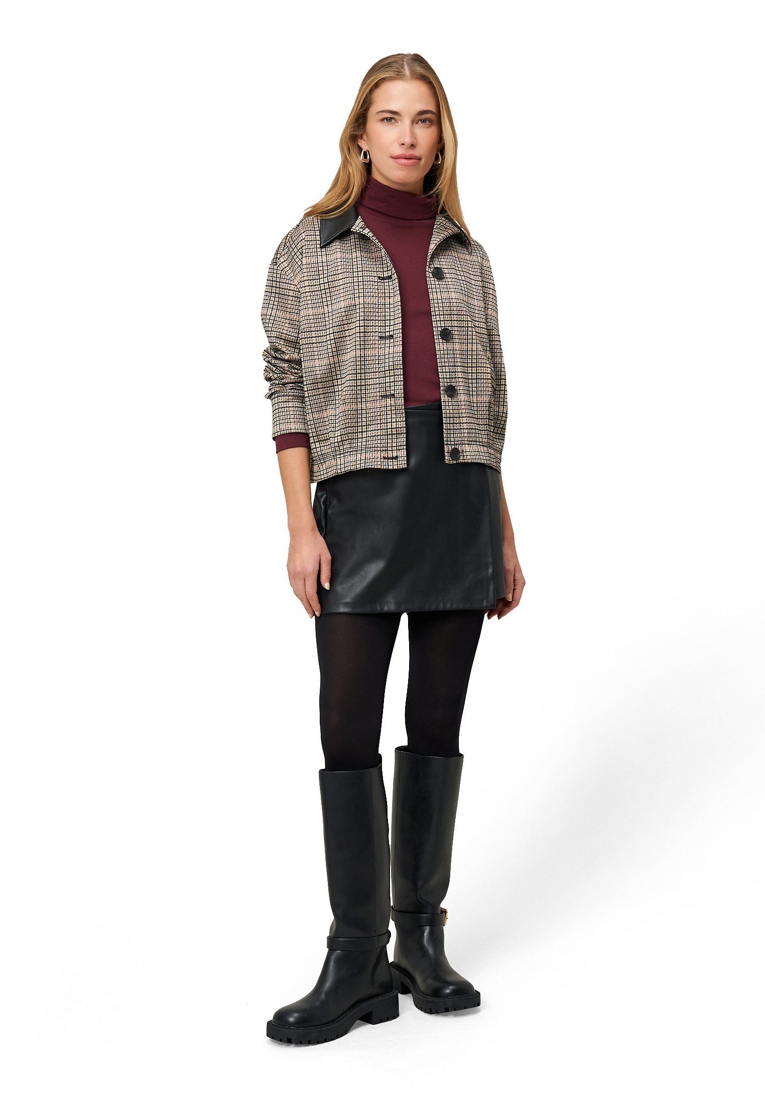 Zero Jackenblazer Damen mit Knopfleiste Knopfleiste