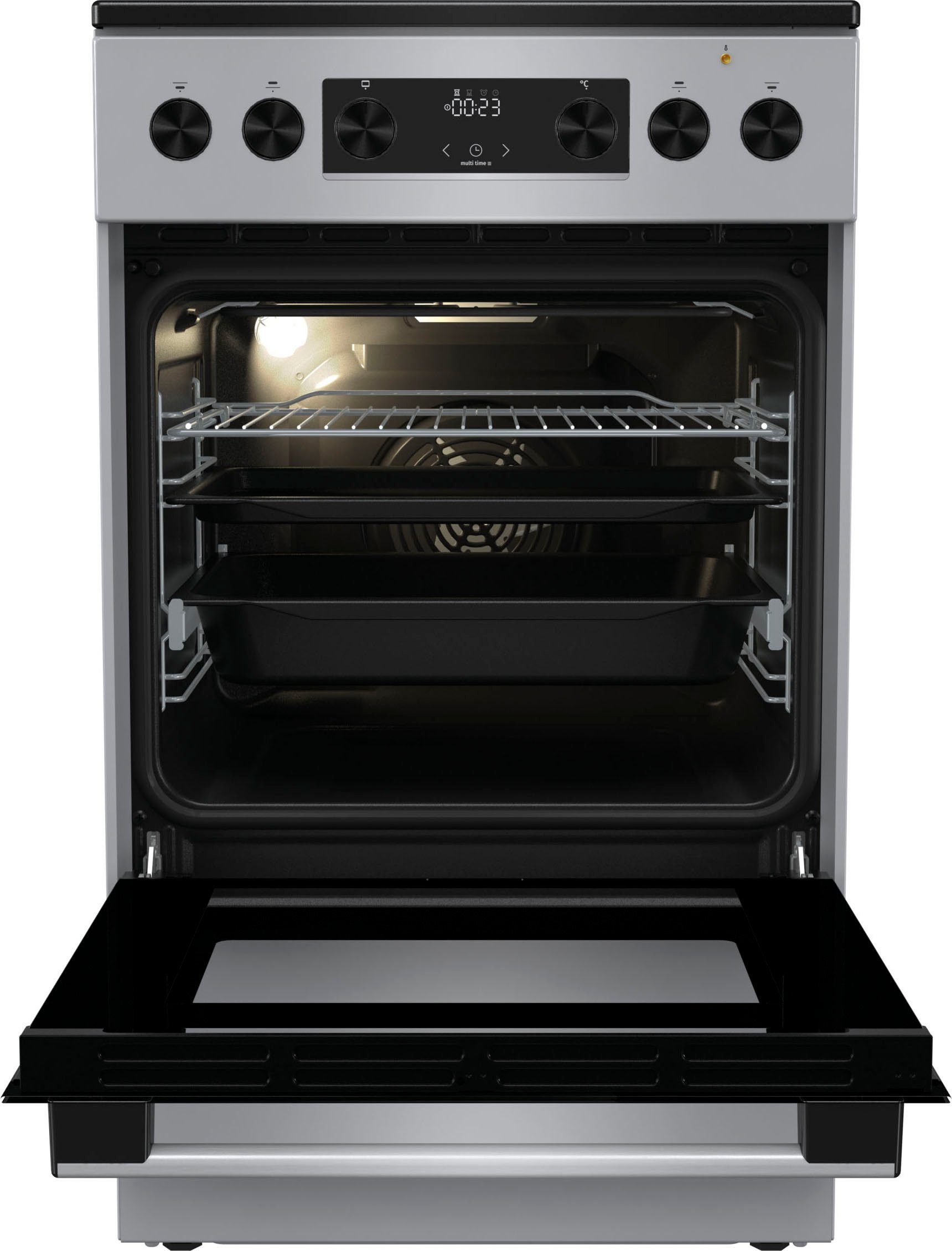 GORENJE Elektro-Standherd GECS5C7, Aqua Clean, Knusprig genießen – ganz ohne Extra-Kalorien - dank AirFry-Funktion – Bild 4 von 5
