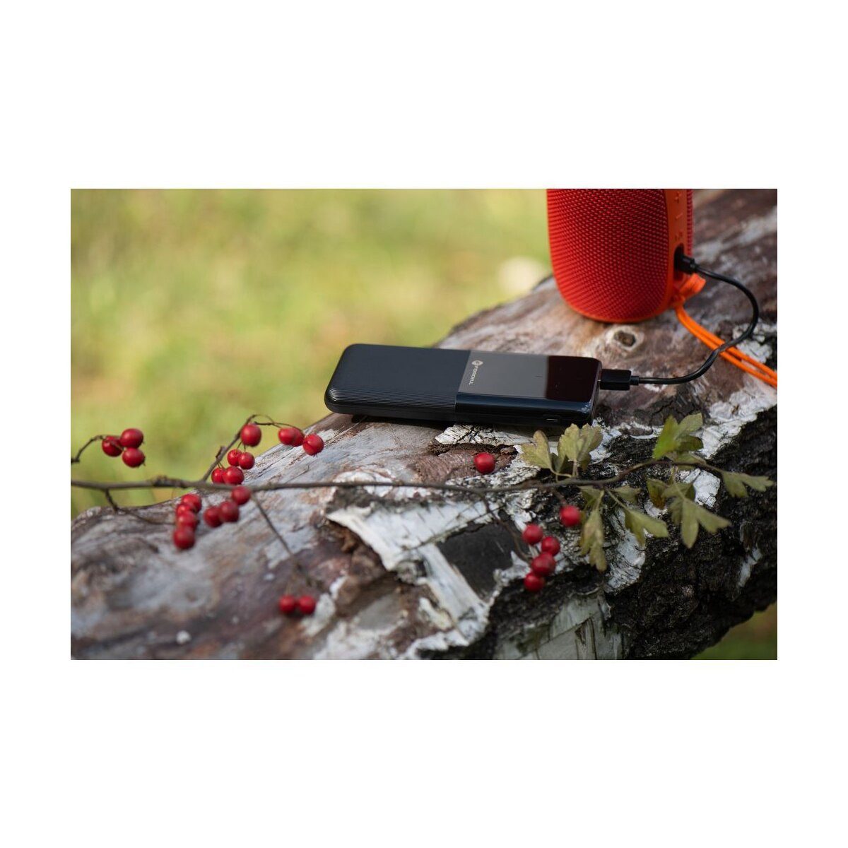 Forcell FORCELL Powerbank 10000mAh 20W PD QC3.0 Schwarz Smartphone-Ladegerät (10.000?mAh Kapazität)